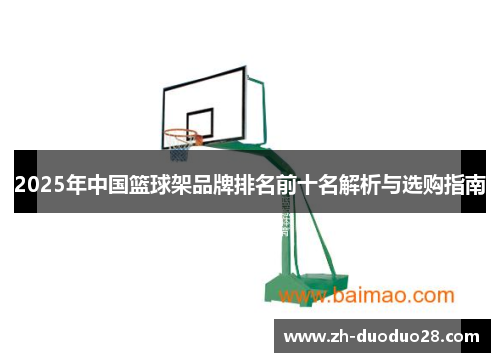 2025年中国篮球架品牌排名前十名解析与选购指南 2025年中国篮球架品牌排名前十名解析与选购指南