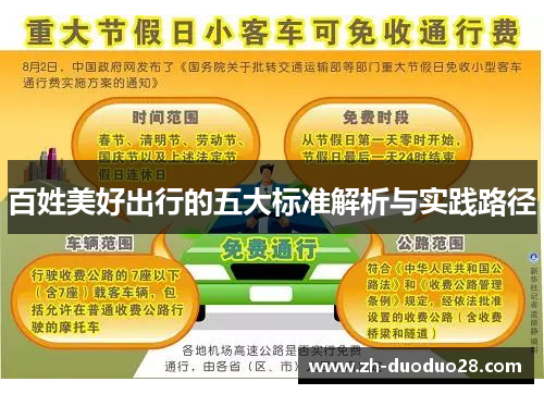 百姓美好出行的五大标准解析与实践路径 百姓美好出行的五大标准解析与实践路径