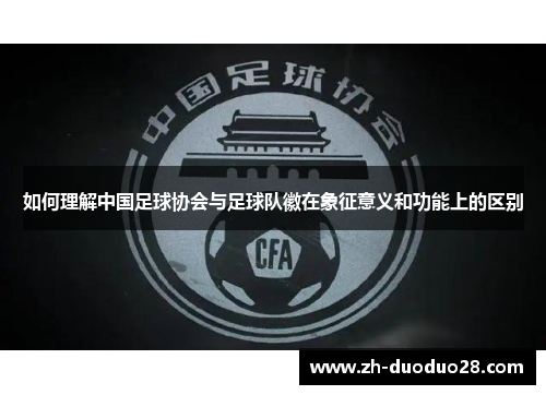 如何理解中国足球协会与足球队徽在象征意义和功能上的区别
