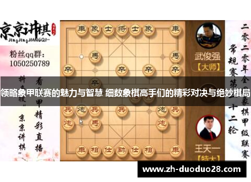 领略象甲联赛的魅力与智慧 细数象棋高手们的精彩对决与绝妙棋局 领略象甲联赛的魅力与智慧 细数象棋高手们的精彩对决与绝妙棋局