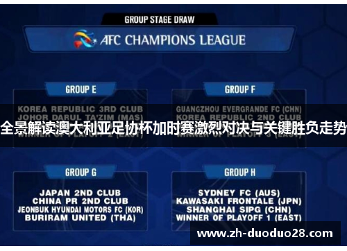全景解读澳大利亚足协杯加时赛激烈对决与关键胜负走势