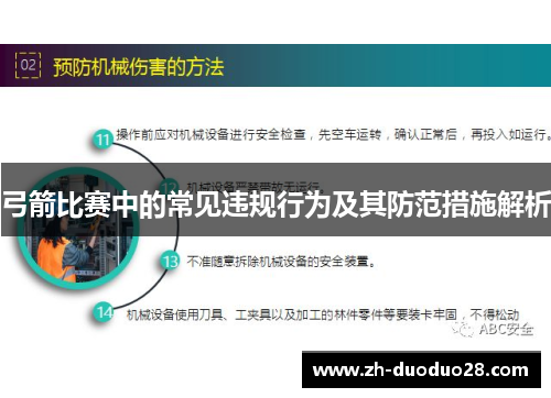弓箭比赛中的常见违规行为及其防范措施解析 弓箭比赛中的常见违规行为及其防范措施解析